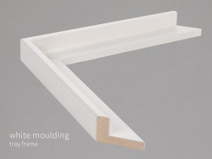 White Moulding Tray Frame Theprintspace