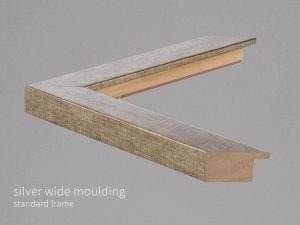 Silver Wide Moulding Standard Frame Theprintspace
