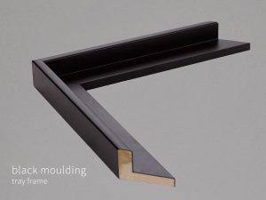 Black Moulding Tray Frame Theprintspace