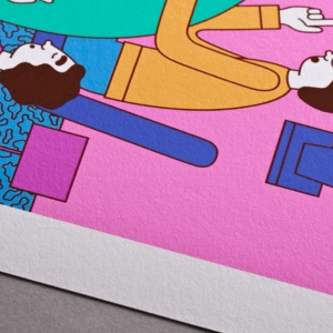 Giclée printing process for professional artists