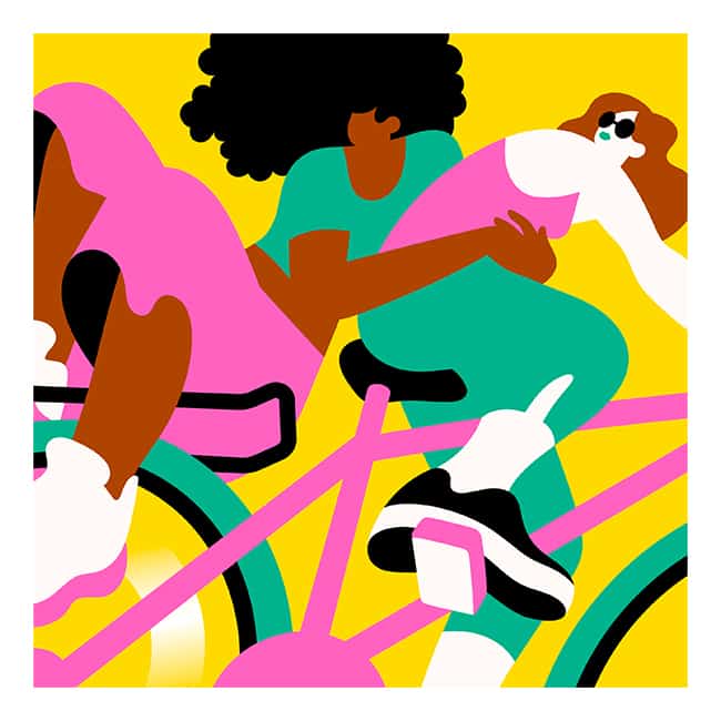 Bike Buddy Art Print by Lisa Tegtmeier Theprintspace